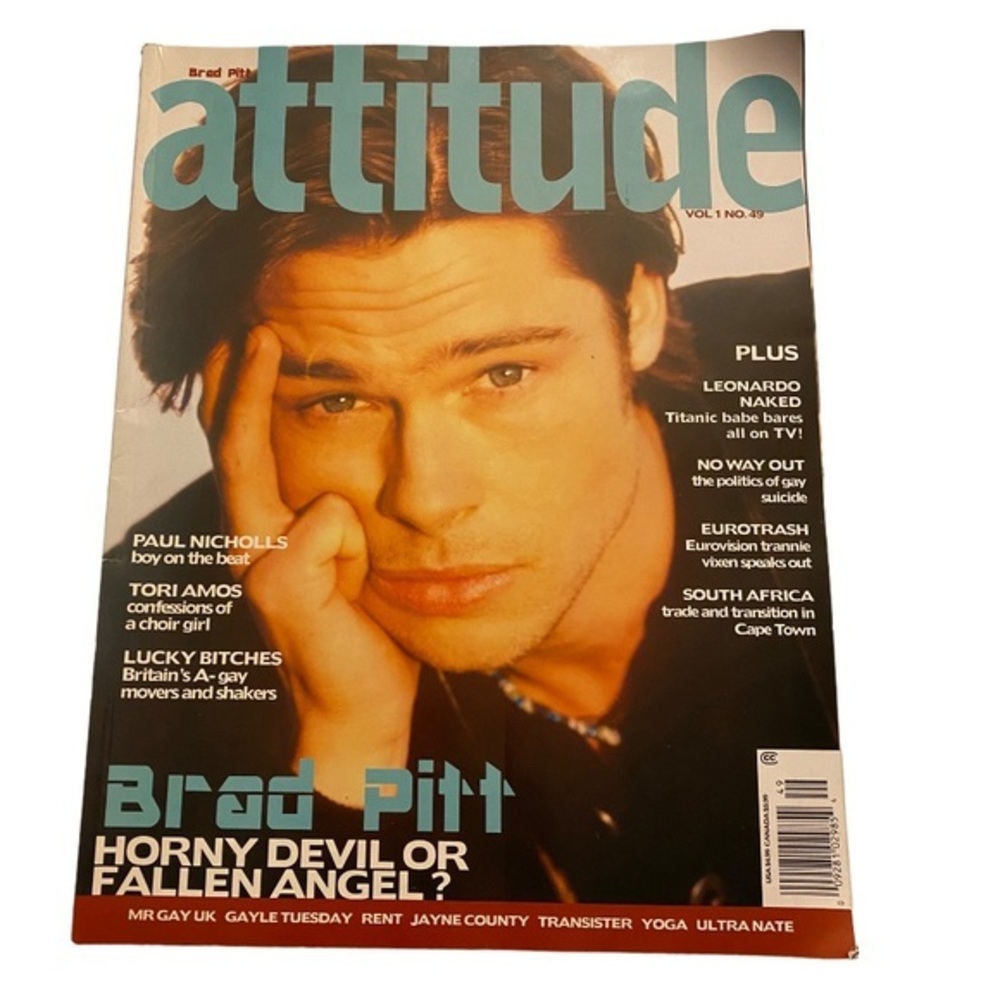 Attitude Vol 1 #49 Brad Pitt Leonardo DiCaprio